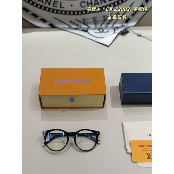 LV Round Optical Glasses (Black)